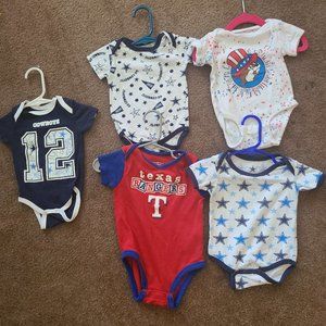 Sport Fan baby Dynamic Bodysuit (Sizes on Pictures)